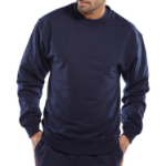 BEESWIFT Polycotton Sweatshirt Navy Blue L