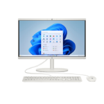 HP 22-dg0007na Intel® Celeron® N100 54.5 cm (21.4") 1920 x 1080 pixels All-in-One PC 8 GB DDR5-SDRAM 128 GB Flash Windows 11 Home Wi-Fi 6 (802.11ax) White