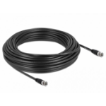 DeLOCK 80087 coaxial cable 20 m BNC Black