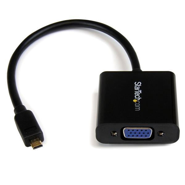 StarTech.com Micro HDMI to VGA Adapter Converter for Smartphones / Ult
