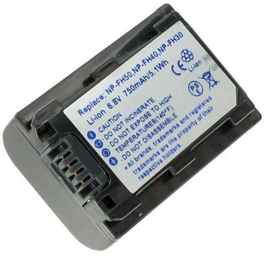 EU Product - Battery for NP-FH50 replacement battery thumbnail