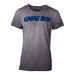 Nintendo Gameboy 3D Logo Acid Washed T-Shirt, Male, Extra Large, Grey (TS127478NTN-XL)