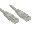 Cables Direct 5m Cat6 networking cable Grey U/UTP (UTP)