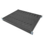 Digitus Shelf with Variable Rails for Fixed Mounting in 483 mm (19") Cabinets