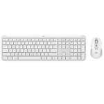 LOGITECH Signature Slim Wireless Keyboard and Mouse Combo MK950 White