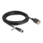 DeLOCK M12 Cable A-coded 8 pin female to RJ45 jack for installation Cat.5e FTP 5 m black