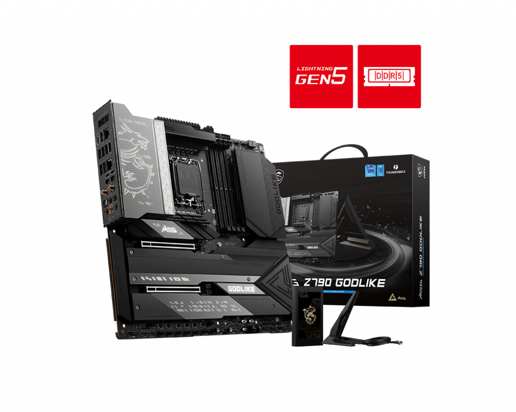 Image of MSI MEG Z790 GODLIKE motherboard Intel Z790 LGA 1700 Extended ATX