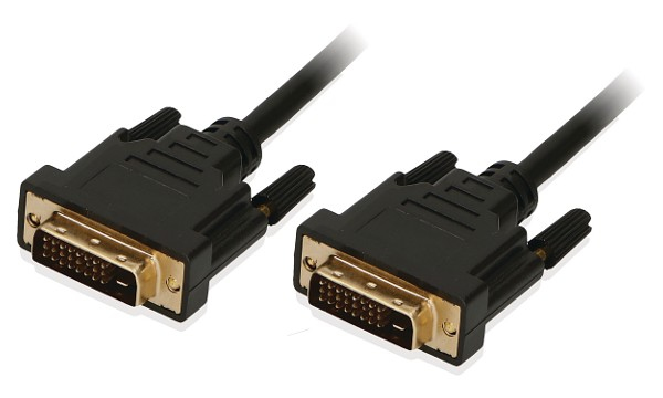 2-Power CAB0048A DVI cable 2 m DVI-D Black