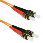 eNet Components ST - ST 1m M/M fiber optic cable 39.4" (1 m) OM1 Orange