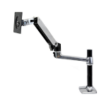 Ergotron LX Series Desk Mount LCD Arm, Tall Pole 86,4 cm (34") Zwart Bureau