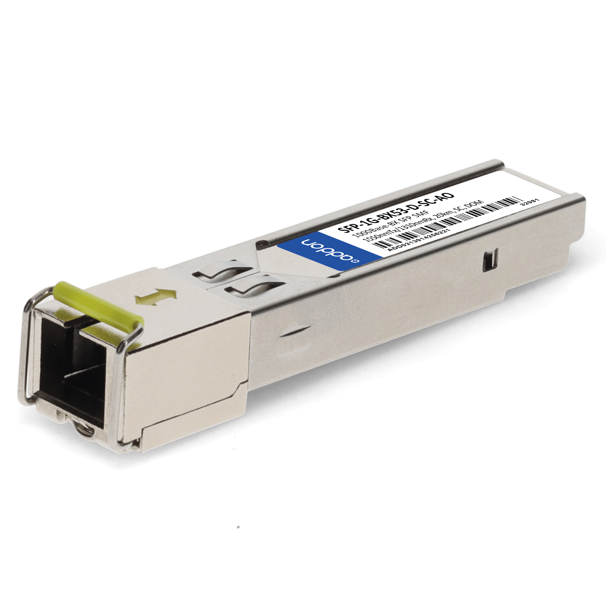AddOn Networks SFP-1G-BX53-D-SC-AO Compatible 1G SFP 20 km TAA Compliant Transceiver AddOn Networks SFP-1G-BX53-D-SC-AO Compatible 1G SFP 20 km TAA Compliant Transceiver