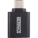 Schwaiger CAU310 533 cable gender changer USB Type-C USB Type-A Black