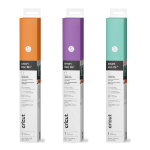 Cricut Smart Iron-On Matless Heat Transfer Vinyl (13 in x 36 in) Bright Orange, Lavender, Mint