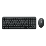 Logitech MK250 Compact Bluetooth Wireless Combo toetsenbord Inclusief muis Universeel RF-draadloos + Bluetooth QWERTZ Duits Grafiet
