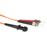 ACT MTRJ - ST 2m InfiniBand en Glasvezelkabel MT-RJ Oranje