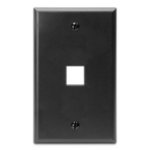 Leviton 41080-1EP wall plate/switch cover Black