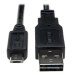Tripp Lite UR050-003 USB cable 35.8" (0.91 m) USB 2.0 USB A Micro-USB B Black