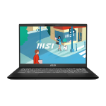 MSI Modern 15 H C13M-208BE Intel® Core™ i5 i5-13420H Ordinateur portable 39,6 cm (15.6") Full HD 16 Go DDR4-SDRAM 512 Go SSD Wi-Fi 6E (802.11ax) Windows 11 Pro Noir