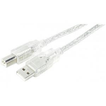 EXC 149610 USB cable 3 m USB 2.0 USB A USB B Transparent
