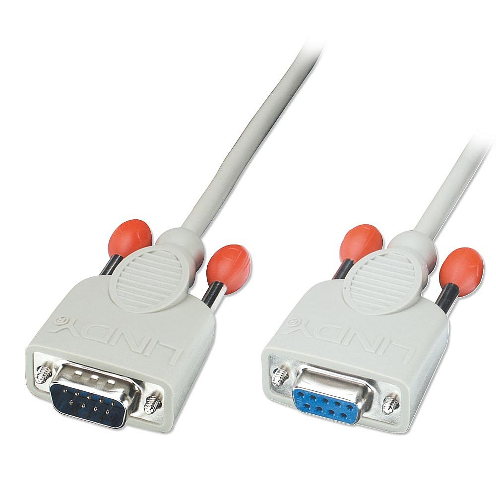 Lindy RS232 Cable 9P-SubD M/F 2m