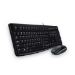 Logitech MK120 teclado USB Ruso Negro