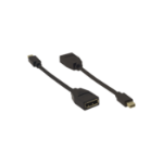 Kramer Electronics ADC-MDP/DPF video cable adapter DisplayPort Mini DisplayPort Black
