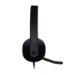 Logitech 981-000510 headphones/headset Wired Head-band Office/Call center Black