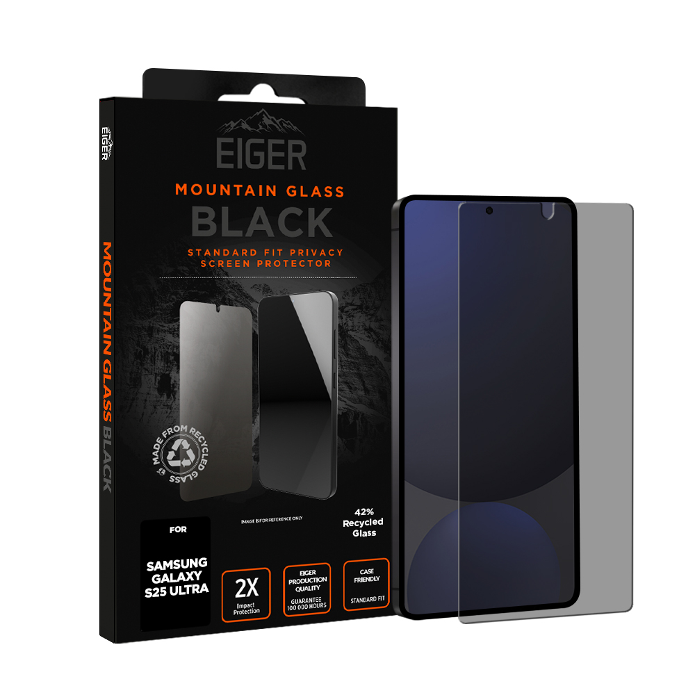 Eiger VERRE TREMPE PREMIUM 2.5D PRIVACY POUR SAMSUNG GALAXY S25 ULTRA