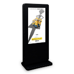 Allsee Technologies OT65F-T2 Signage Display Digital A-board 165.1 cm (65") LED Wi-Fi 2500 cd/m² Full HD Black Built-in processor Android 7.1 24/7