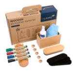 Legamaster WOODEN whiteboard accessory set 17-piece