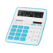 Genie 840 B calculator Desktop Display Blue, White