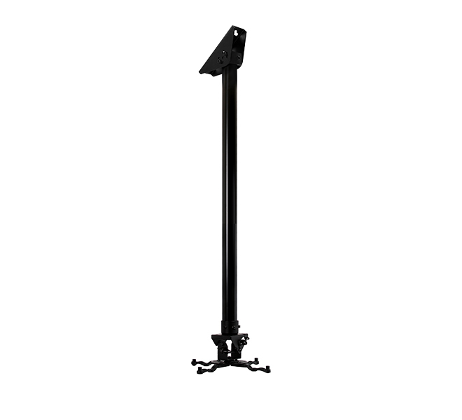 B-Tech SYSTEM 2 - Universal Projector Ceiling Mount with Micro-adjustment - 1.5m Ø50mm Pole