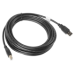 Lanberg CA-USBA-10CC-0050-BK USB cable USB 2.0 5 m USB B Black