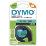 Dymo 91204/S0721640 DirectLabel-etikettes Polyester green 12mm x 4m for Dymo LetraTag