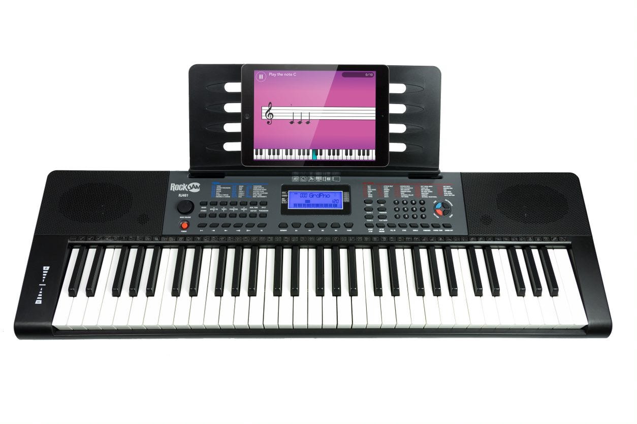 RockJam full size 61 key keyboard thumbnail