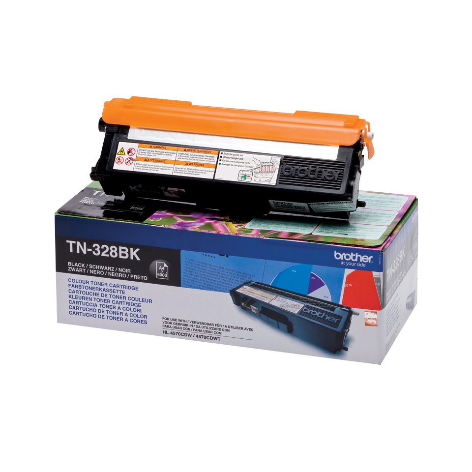 Image of Brother TN-328BK Toner black extra High-Capacity, 6K pages ISO/IEC...