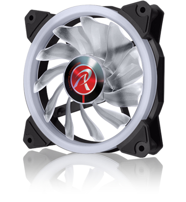 Image of RAIJINTEK IRIS 12 RBW ADD-3 Computer case Fan 12 cm Black, White 3...
