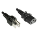 Microconnect NEMA 5-15P/С13, 5 m Black C13 coupler