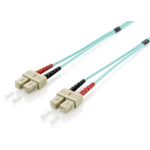 Equip SC/SC Fiber Optic Patch Cable, OM3, 1.0m