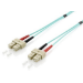 Equip SC/SC Fiber Optic Patch Cable, OM3, 20m