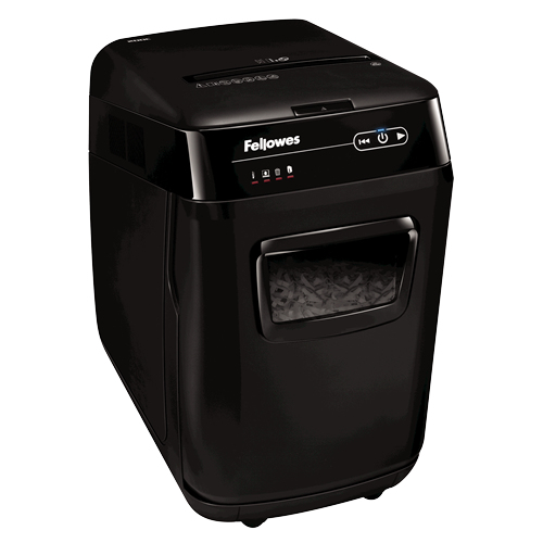 Image of Fellowes AutoMax 200C paper shredder Cross shredding 23 cm Black