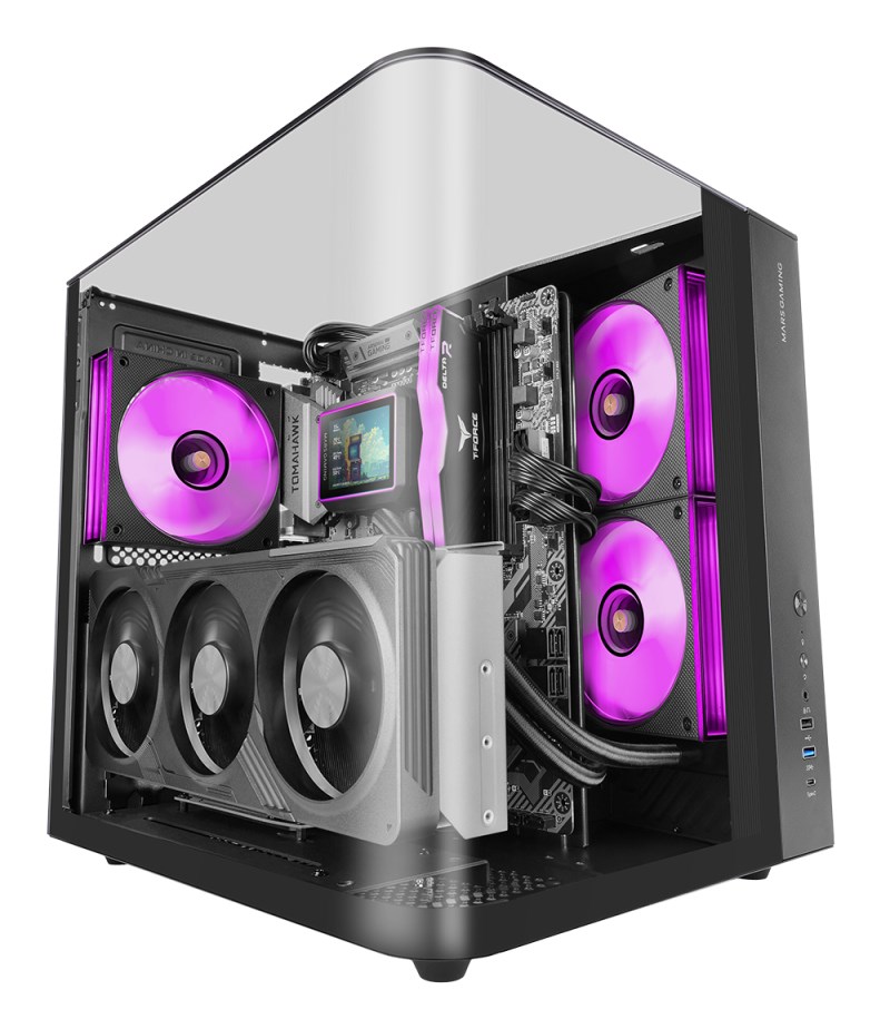 TAC Mars Gaming MC-INFINIOLITE Midi Tower Black