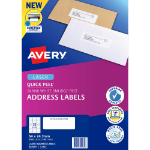 AVERY 959060 L7157 LASER LABELS ADDRESS 33 PER SHEET WHITE PACK 100