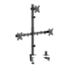 LogiLink Triple Monitor mount, 17"-32", steel, arm length: each 376mm