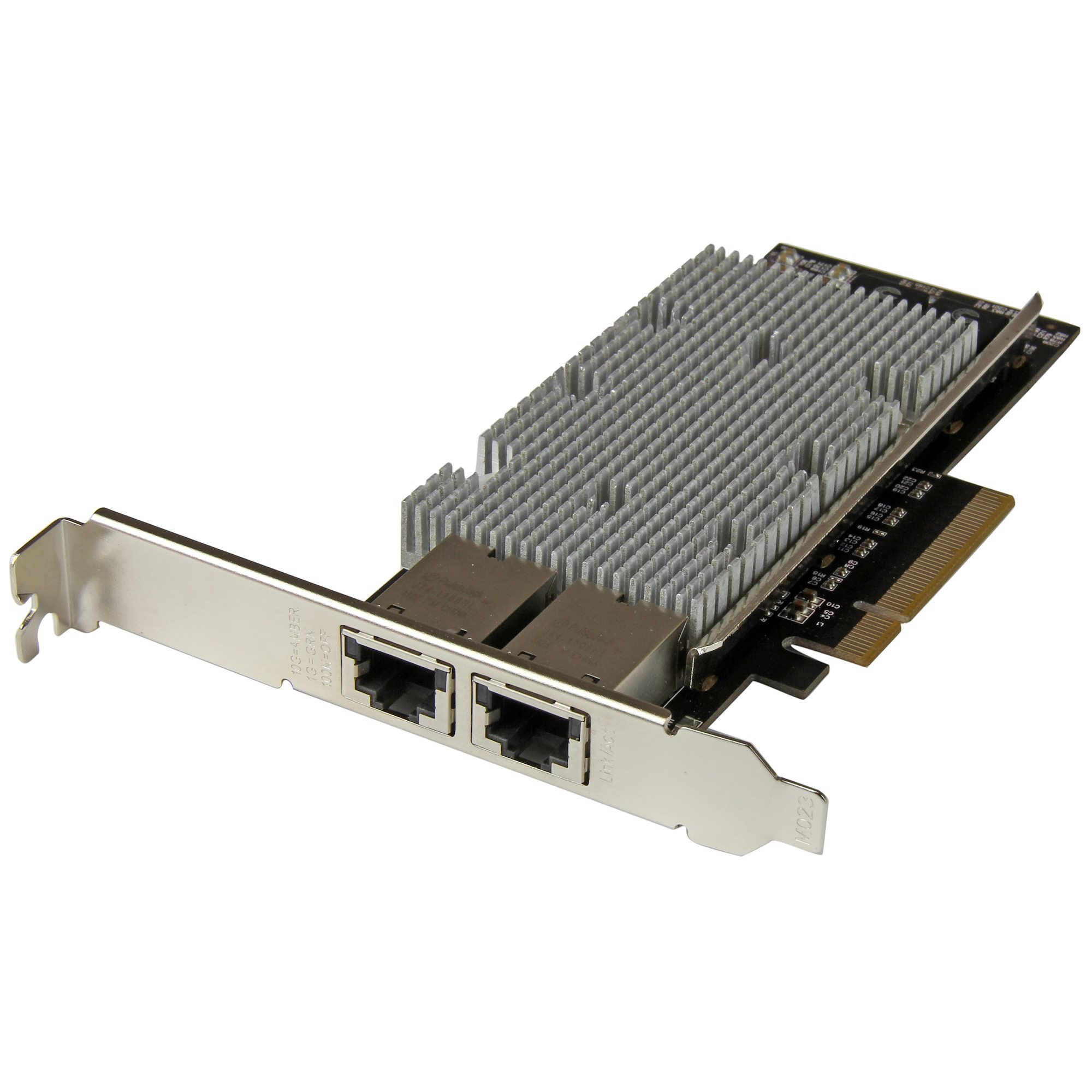 Image of StarTech.com 2-Port PCI Express 10GBase-T Ethernet Network Card -...