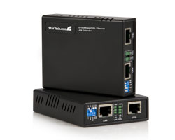 StarTech.com 10/100 VDSL2 Ethernet Extender Kit over Single Pair Wire – 1km 100 Mbit/s