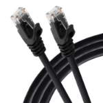 Maplin Outdoor External RJ45 CAT6 Ethernet LAN Cable PoE UTP - Black - 30m