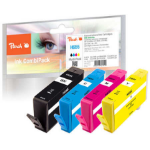 Peach PI300-593 inktcartridge Zwart, Magenta, Geel