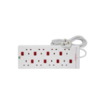 Mercury 429.797UK power extension 2 m 8 AC outlet(s) Indoor White