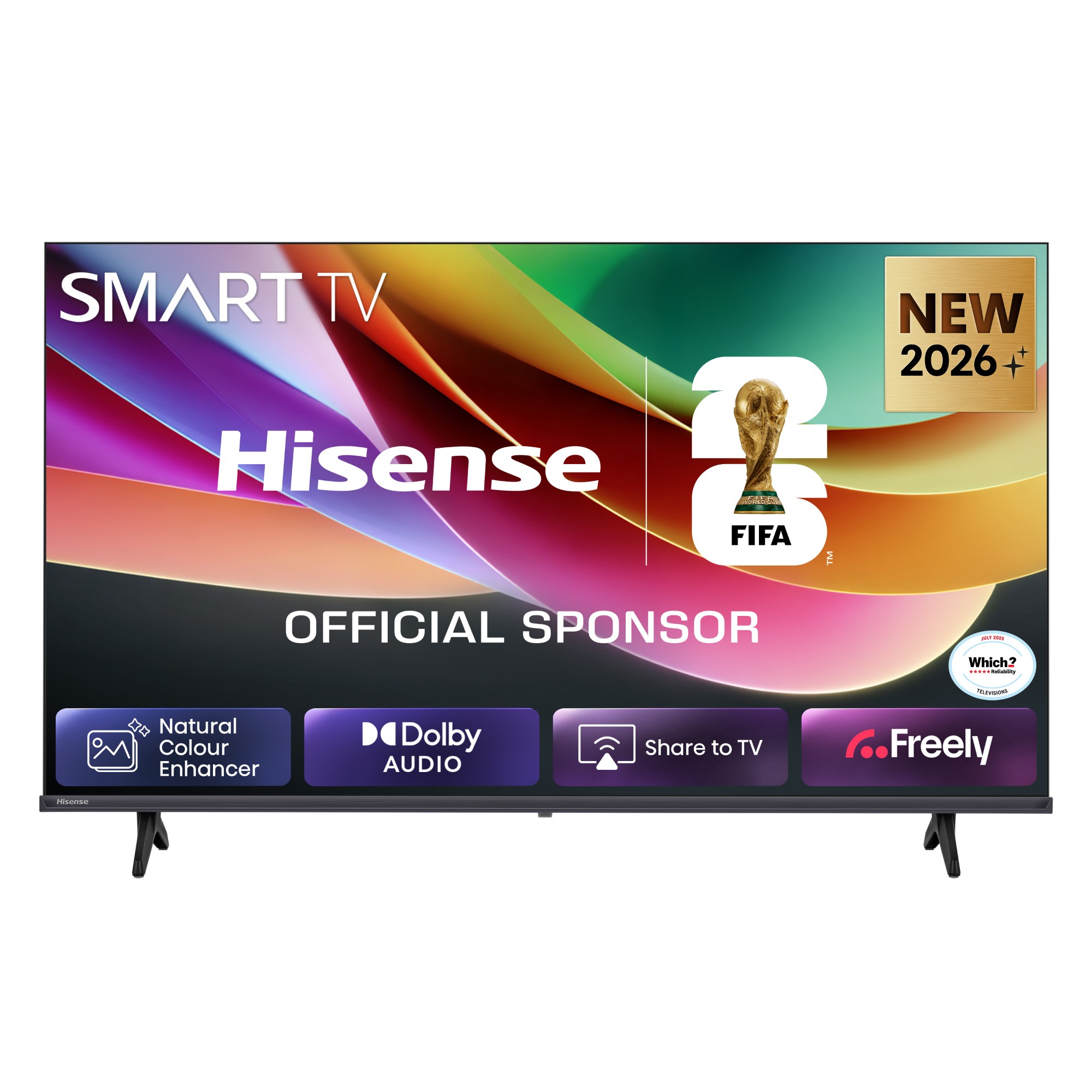 Hisense 32A4STUK TV 81.3 cm (32") HD Smart TV Wi-Fi Black